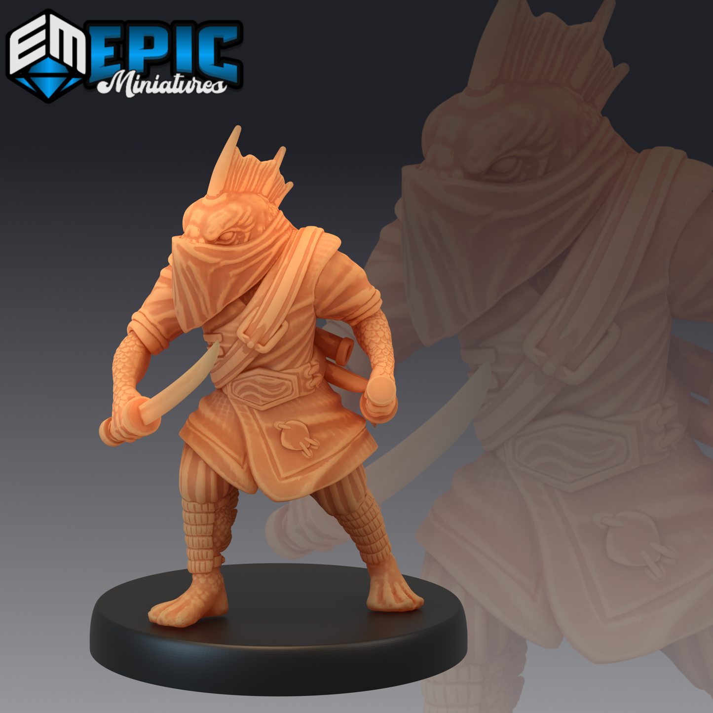 Fish Folk Koi Tribe - Epic Miniatures | Medium | Humanoids