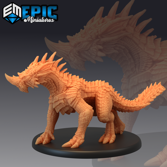Blue Guard Drake Series - #48 Extra Monster Pack - Epic Miniatures | Large | Dragon, Masculine