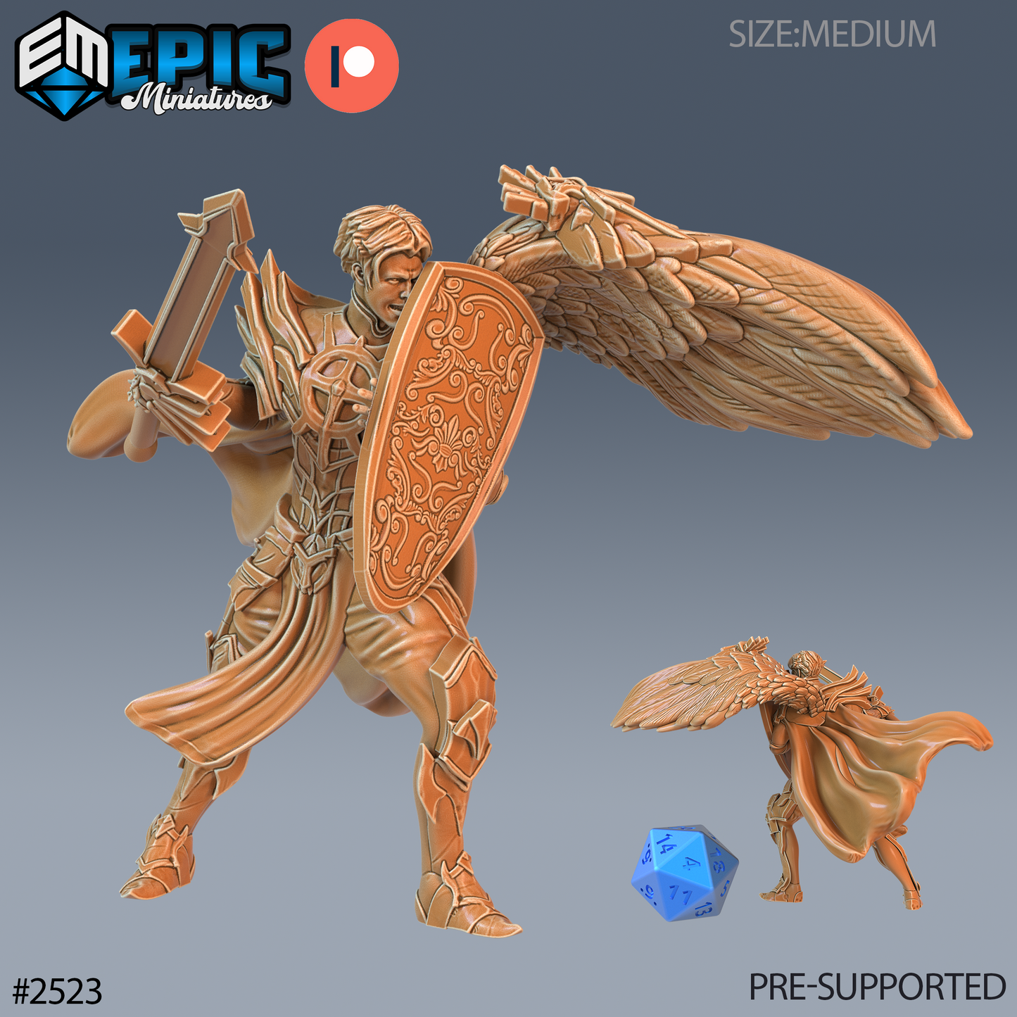 Half Angel Paladin - Epic Miniatures | #62 Justice Hills