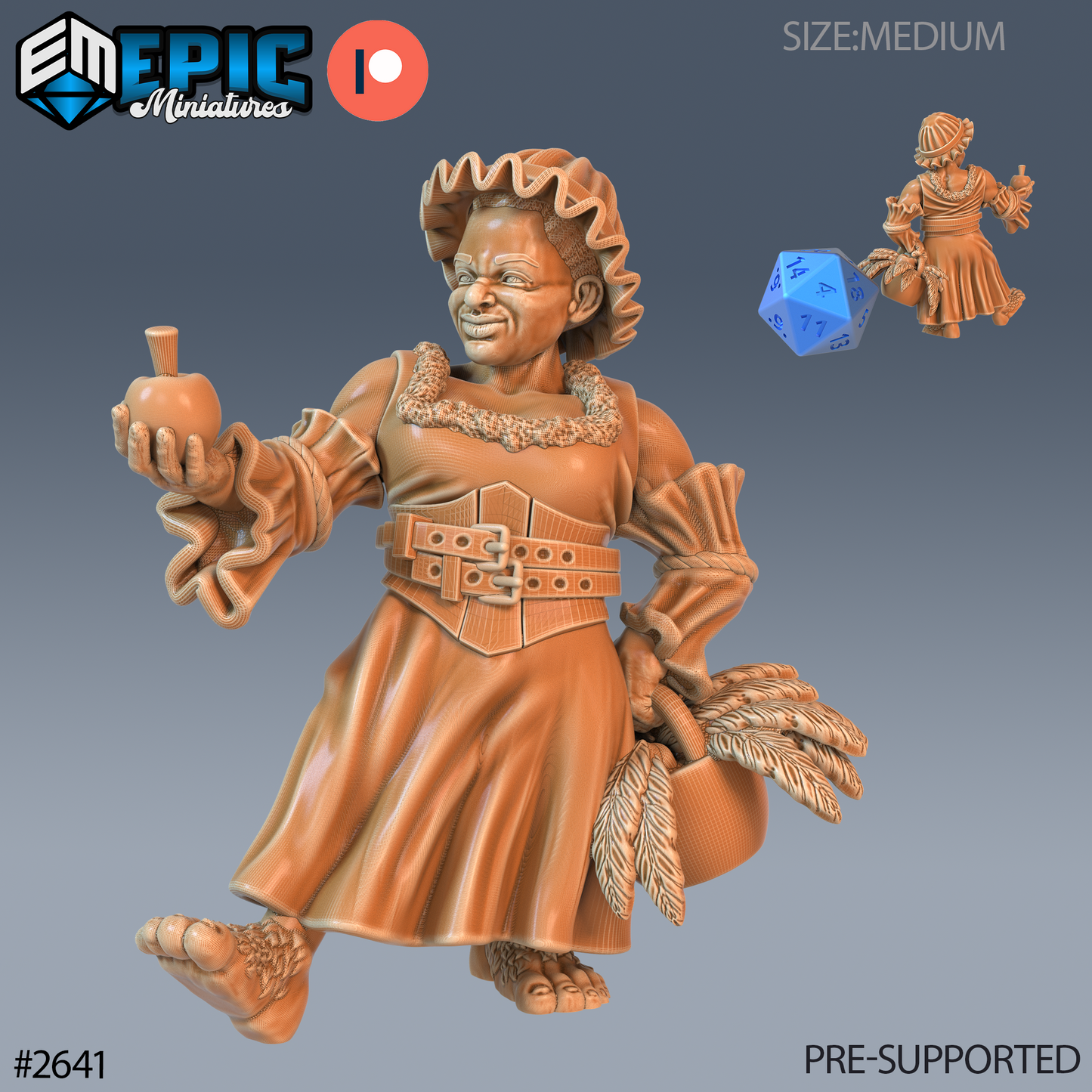 Halfling Villager - Epic Miniatures | #65 Little Folk