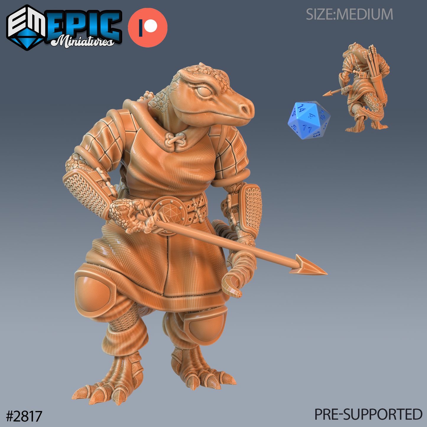 Lizardman Tribe - Epic Miniatures | #68 Reptiles of War