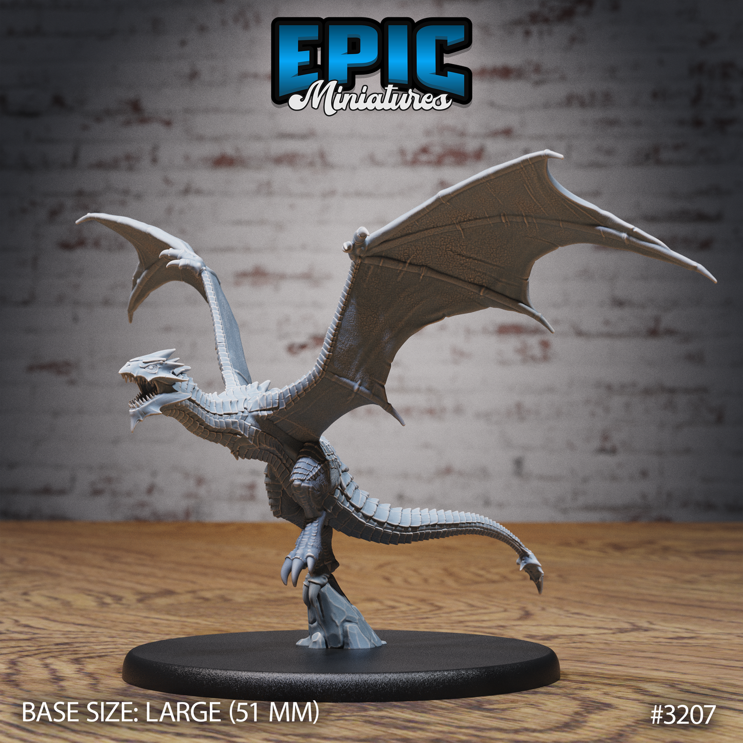 Wyvern Classic Series - #76 Dragons Reign - Epic Miniatures | Winged Dragon | Large