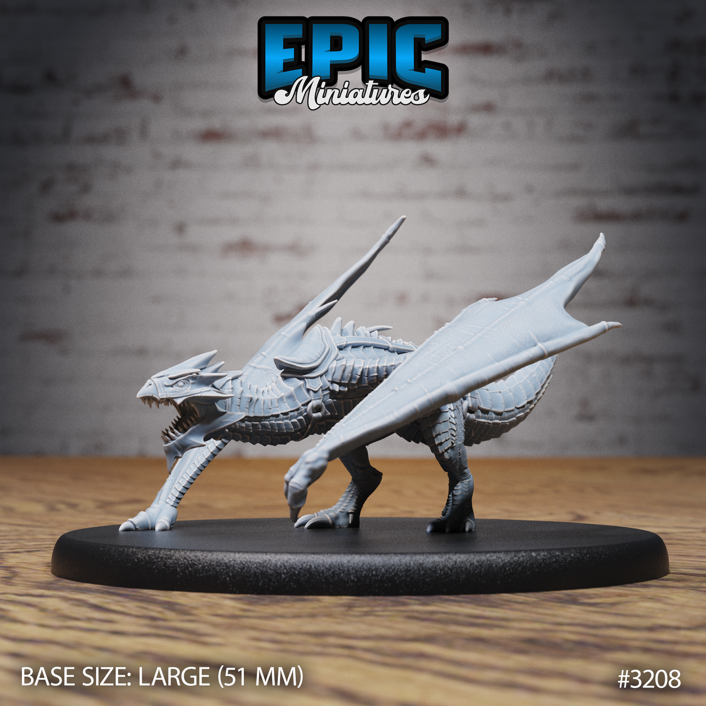 Wyvern Classic Series - #76 Dragons Reign - Epic Miniatures | Winged Dragon | Large