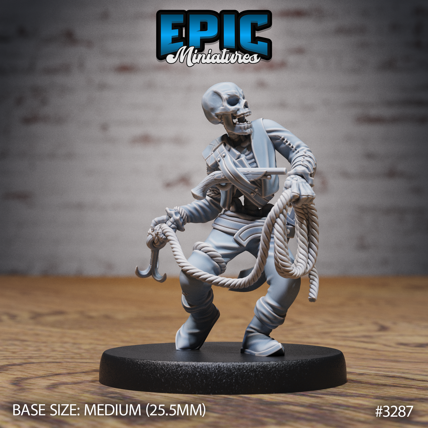 Undead Pirate Crew Series - Epic Miniatures | Undead | Pirate |Weapons | Medium