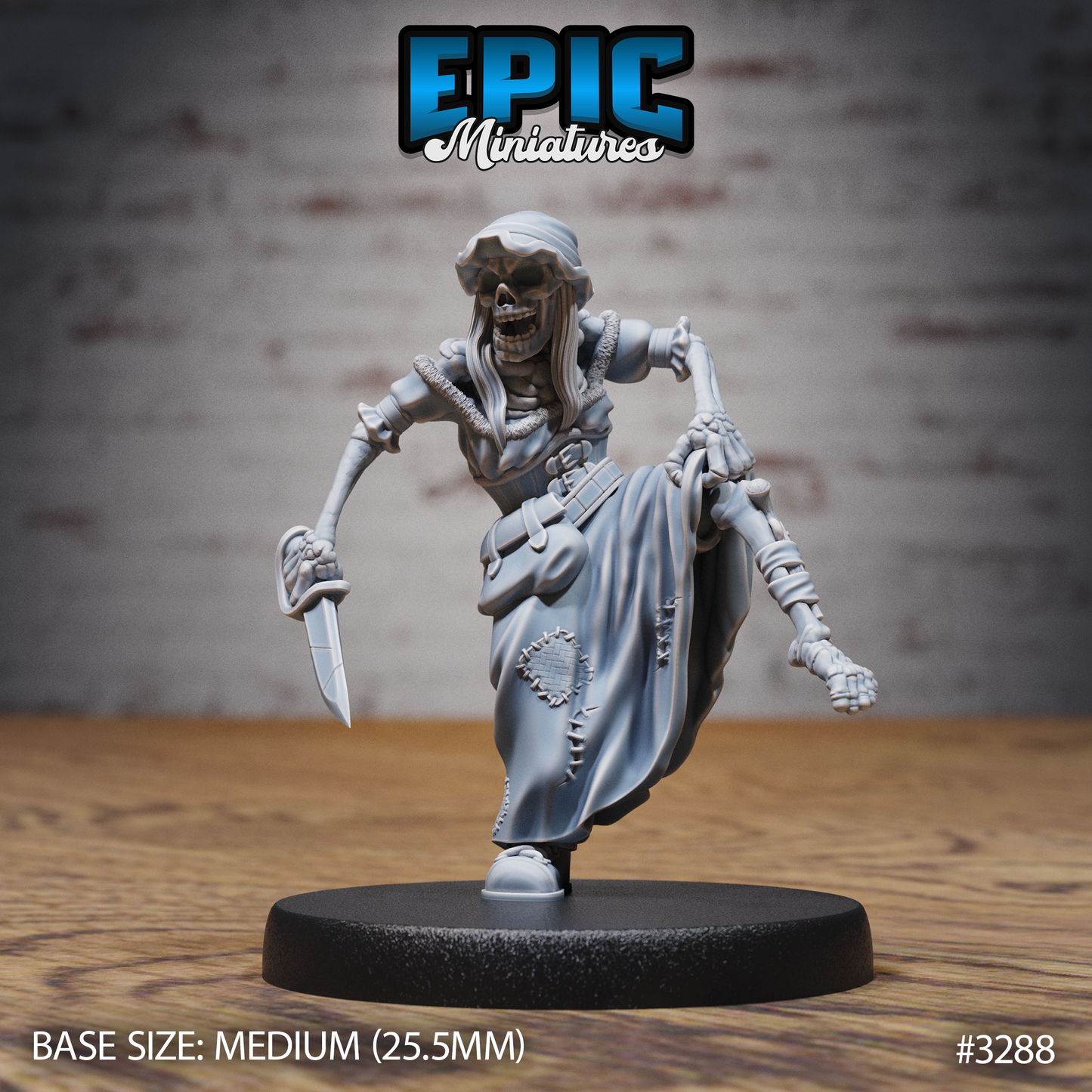 Undead Pirate Crew Series - Epic Miniatures | Undead | Pirate |Weapons | Medium