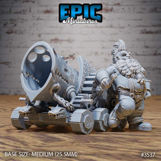 Cannon Dwarf Series - Epic Miniatures | Nightsky Carnival