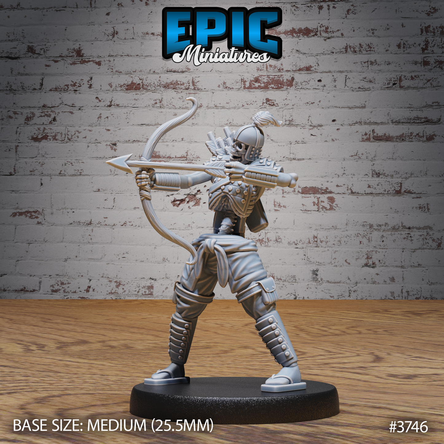 Eastern Skeleton Army Necromancer - Epic Miniatures | #88 Oni Nightmare