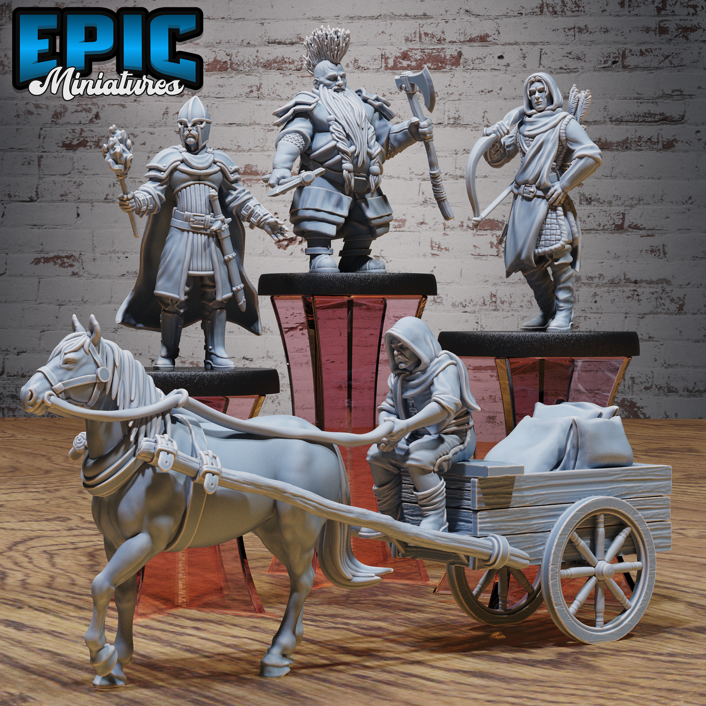 Villager Series - Epic Miniatures | #93 Festival Village