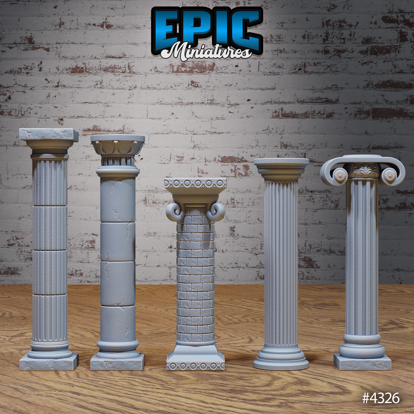 Olympian Buildings - Epic Miniatures | #100 Olympian Legends