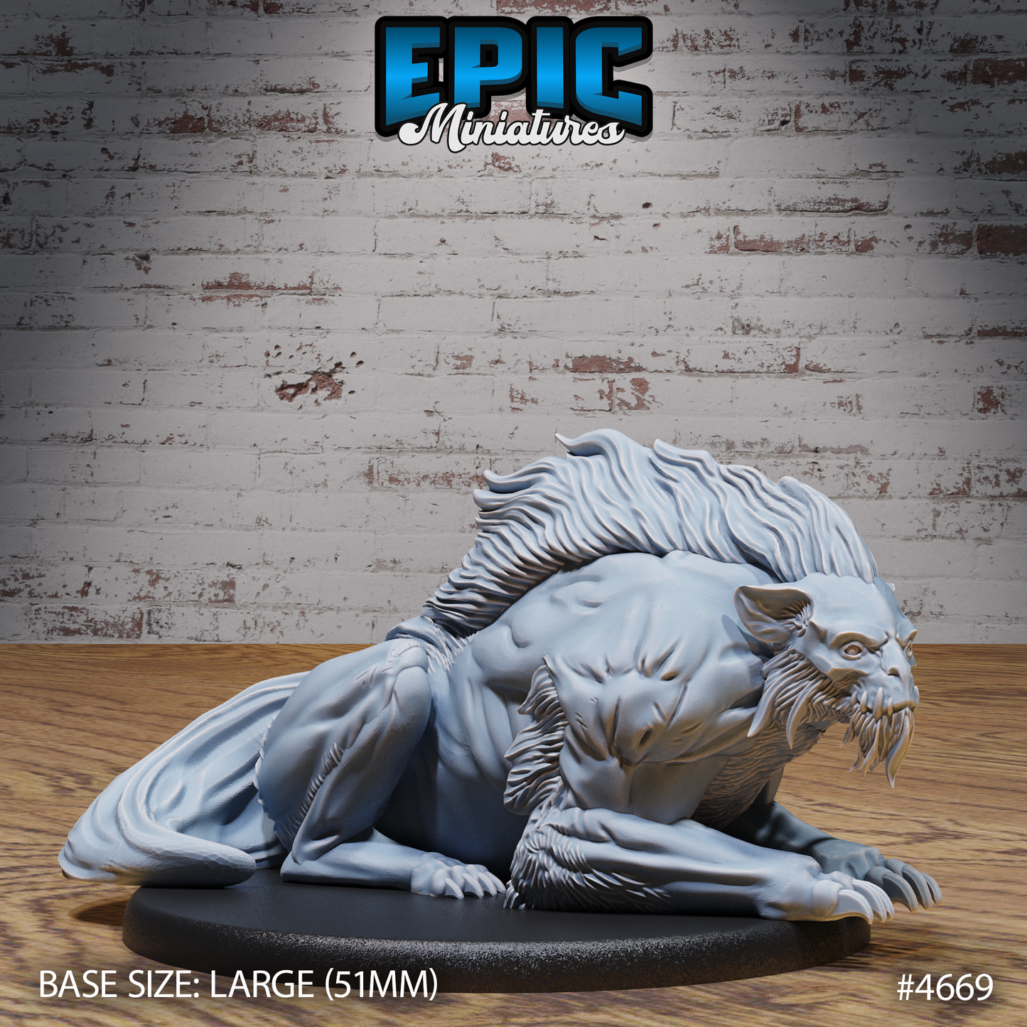 Warg Beast - Epic Miniatures | #107 - Beast Hunt