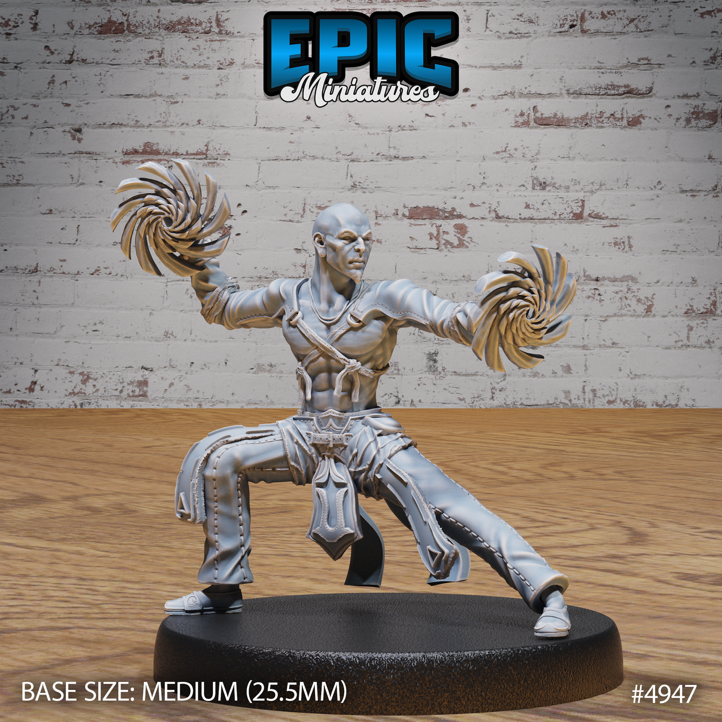 Monk Adventurer Male - Epic Miniatures | #112 -Legends of the East