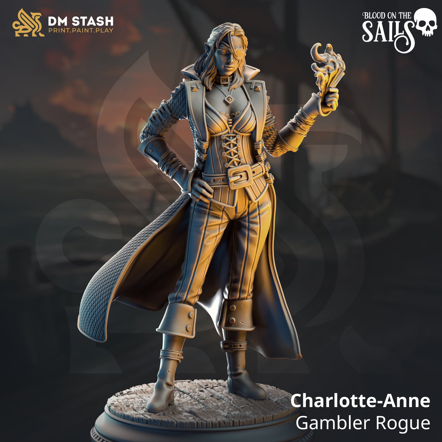 Charlotte-Anne - Gambler Rogue | DM Stash | Blood on the Sails