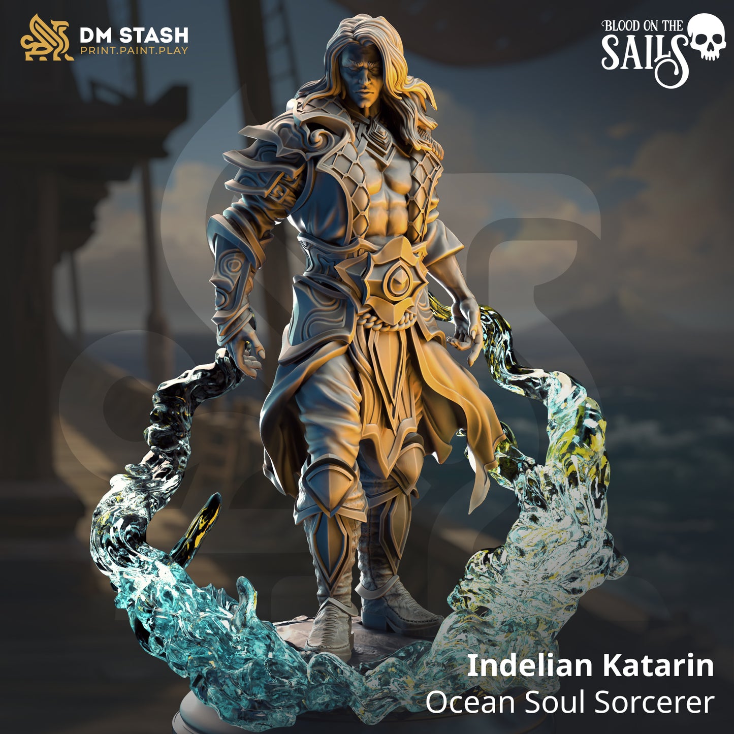 Indelian Katarin - Ocean Soul Sorcerer | DM Stash | Blood on the Sails