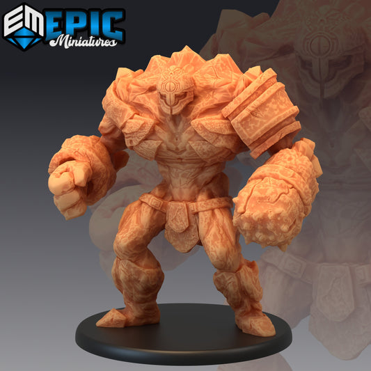 Ice Golem - #08 Artic Nights - Epic Miniatures | Large | Elementals | Ice | Snow | Frozen | Arctic | Construct | Tundra