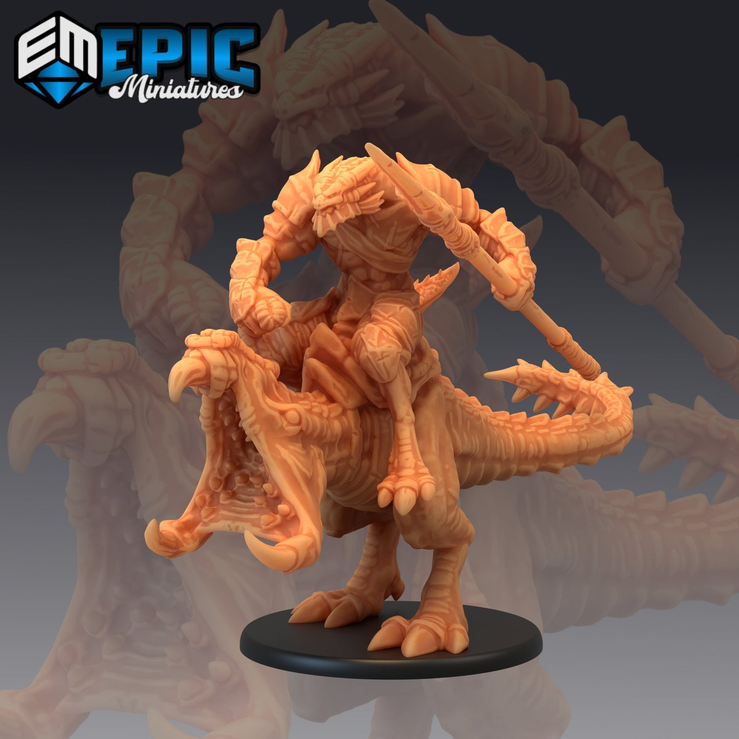 Dragonborn - Epic Miniatures | Half-Dragon | Warrior | Barbarian | Mount
