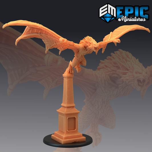 Giant Dire Bat Series - Epic Miniatures | Large | D&D | Giant Bat, Evil, Vampire, Count, Strahd, Dracula, Ravenloft