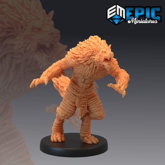 Werewolf - Epic Miniatures | Shifter, Lycanthrope, Wolf, Lycan, Strahd, Evil