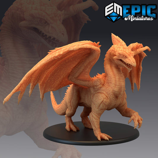 White Dragon Series - #08 Artic Nights - Epic Miniatures | Large | Huge | Gargantuan | Frozen | Tundra | Ice | Arctic