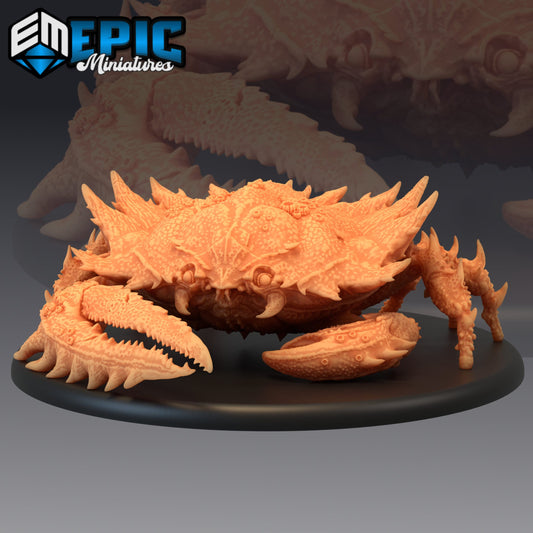 Giant Crab - #05 Endless Depth - Epic Miniatures | Huge | D&D | Lovecraft, Underwater, Crustacean, Claw, Large, Giant