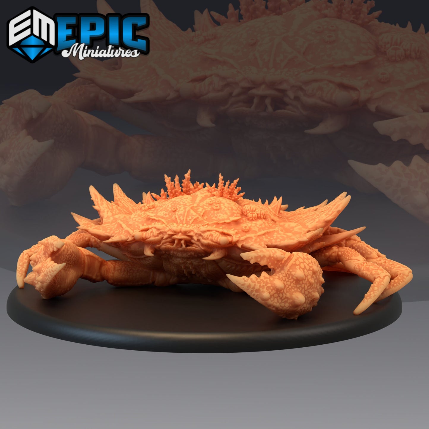 Giant Crab - #05 Endless Depth - Epic Miniatures | Huge | D&D | Lovecraft, Underwater, Crustacean, Claw, Large, Giant