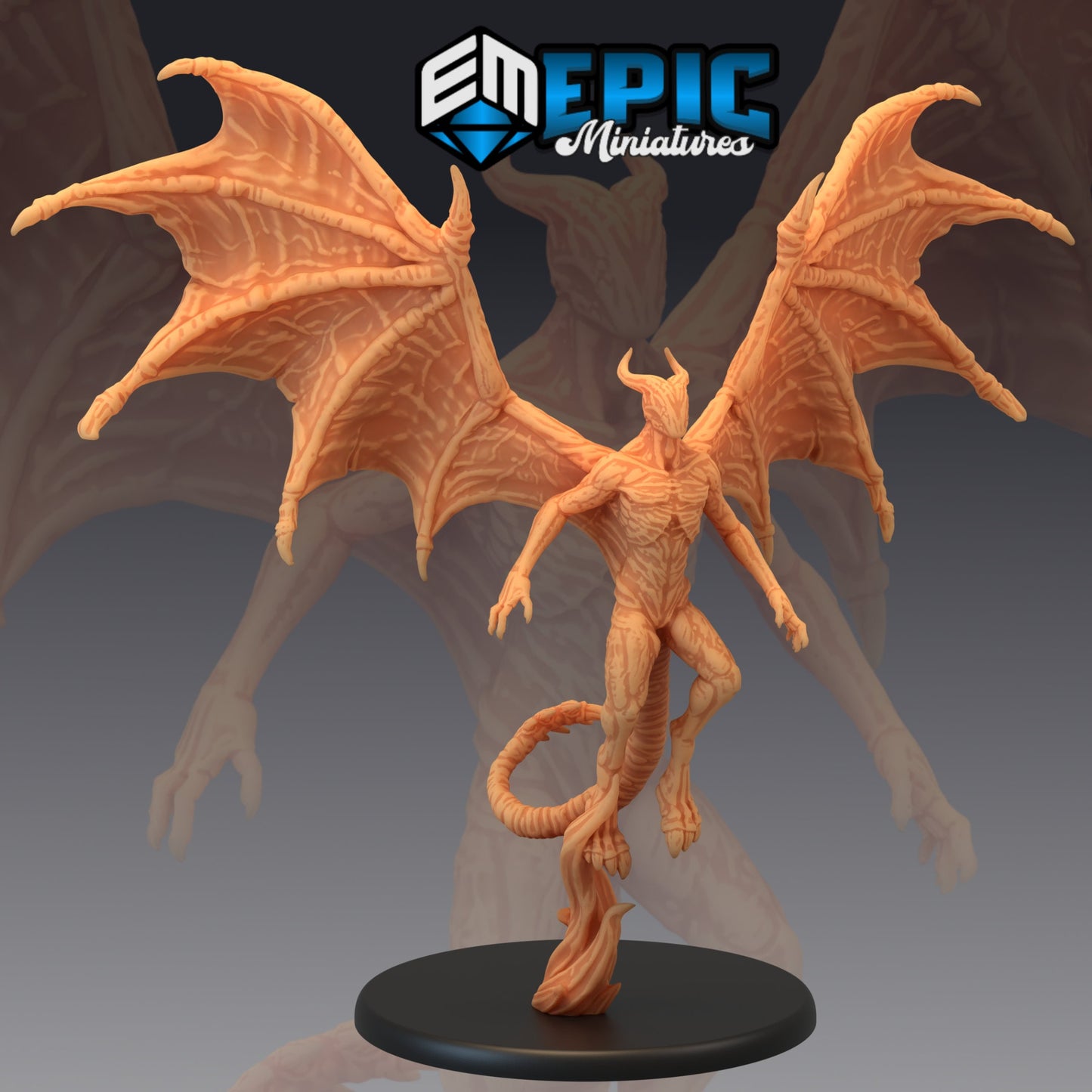 Night Gaunt Series - Epic Miniatures | Large | D&D | Lovecraft, Lovecraftian, Evil, Strahd, Gargoyle