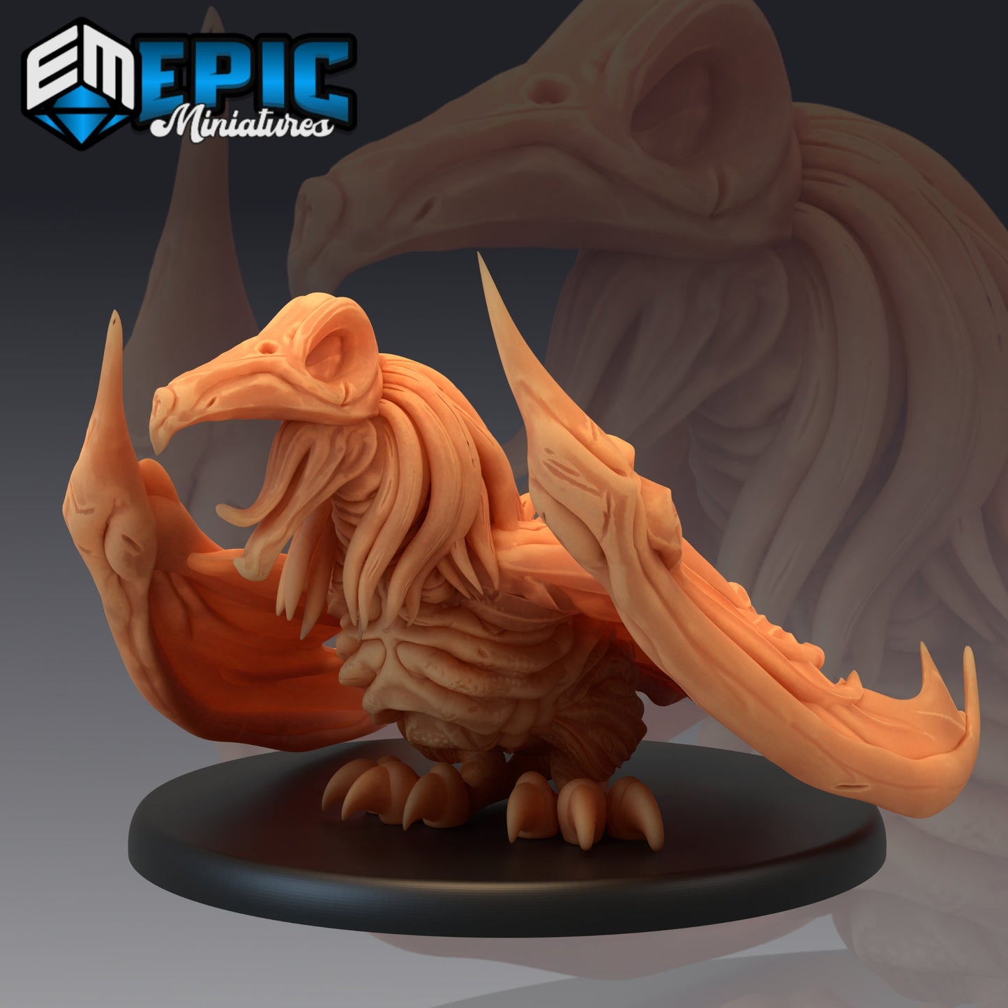 Shantak - Epic Miniatures #11 - Ruins of Madness | Large | D&D | Lovecraft, Lovecraftian, Evil, Strahd, Horror, Flying