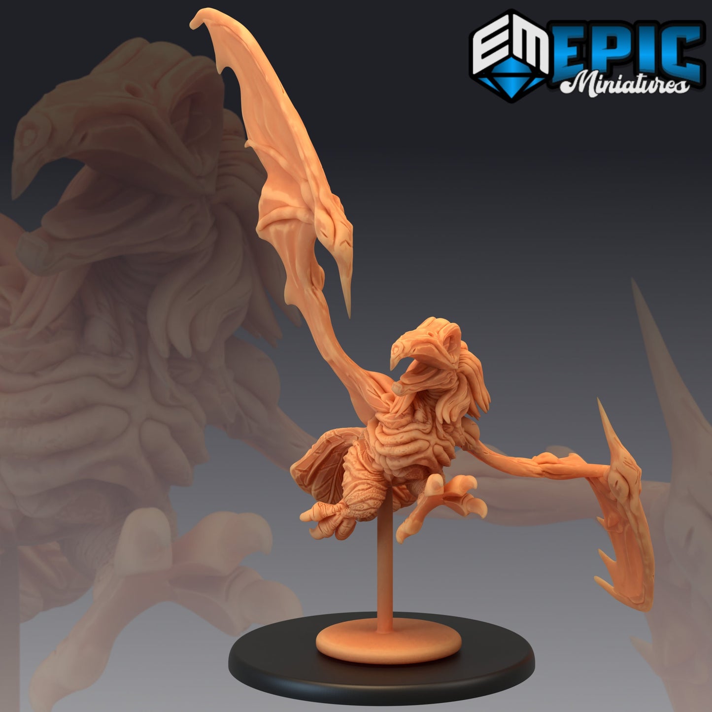 Shantak - Epic Miniatures #11 - Ruins of Madness | Large | D&D | Lovecraft, Lovecraftian, Evil, Strahd, Horror, Flying