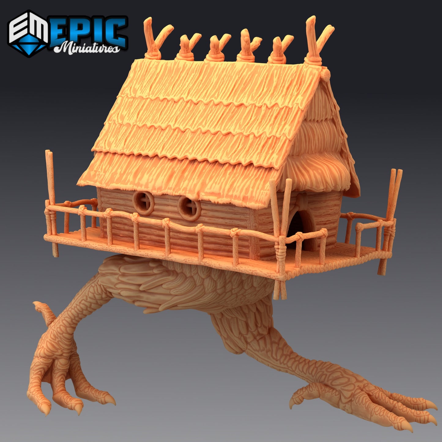 Baba Yagas Walking Hut - Epic Miniatures | Nightmare, Baba Yaga, Hut, House