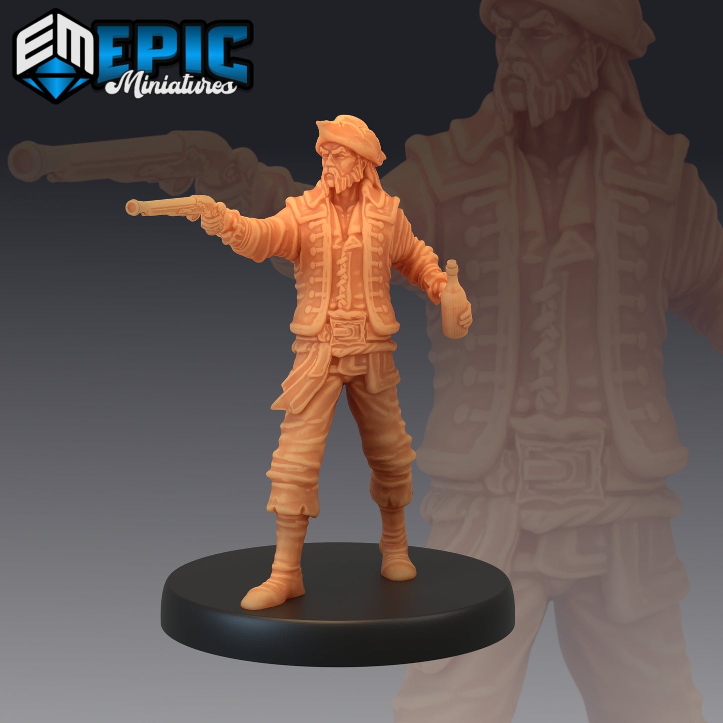Pirate Marauder Shooting - Epic Miniatures | Pirate, Marauder