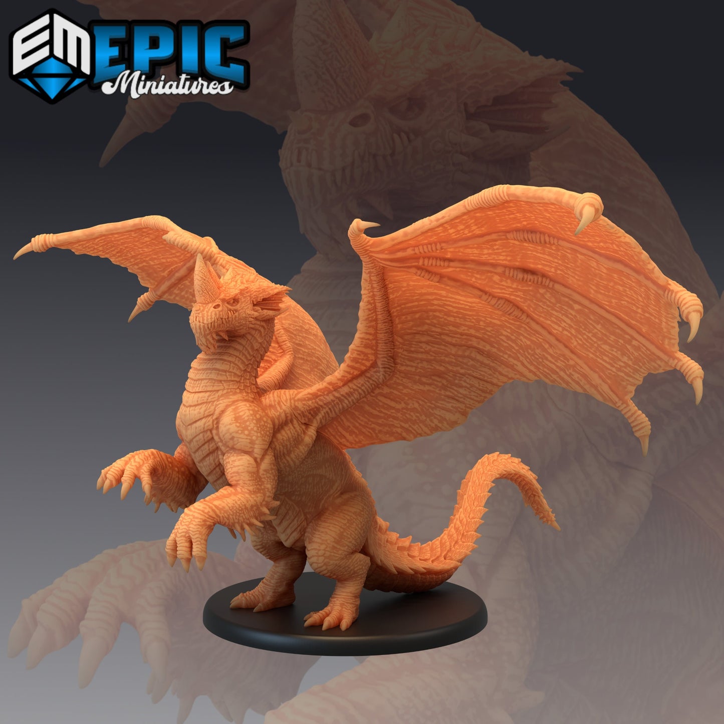 Young Blue Dragon - Epic Miniatures | Young Dragon, Dragon