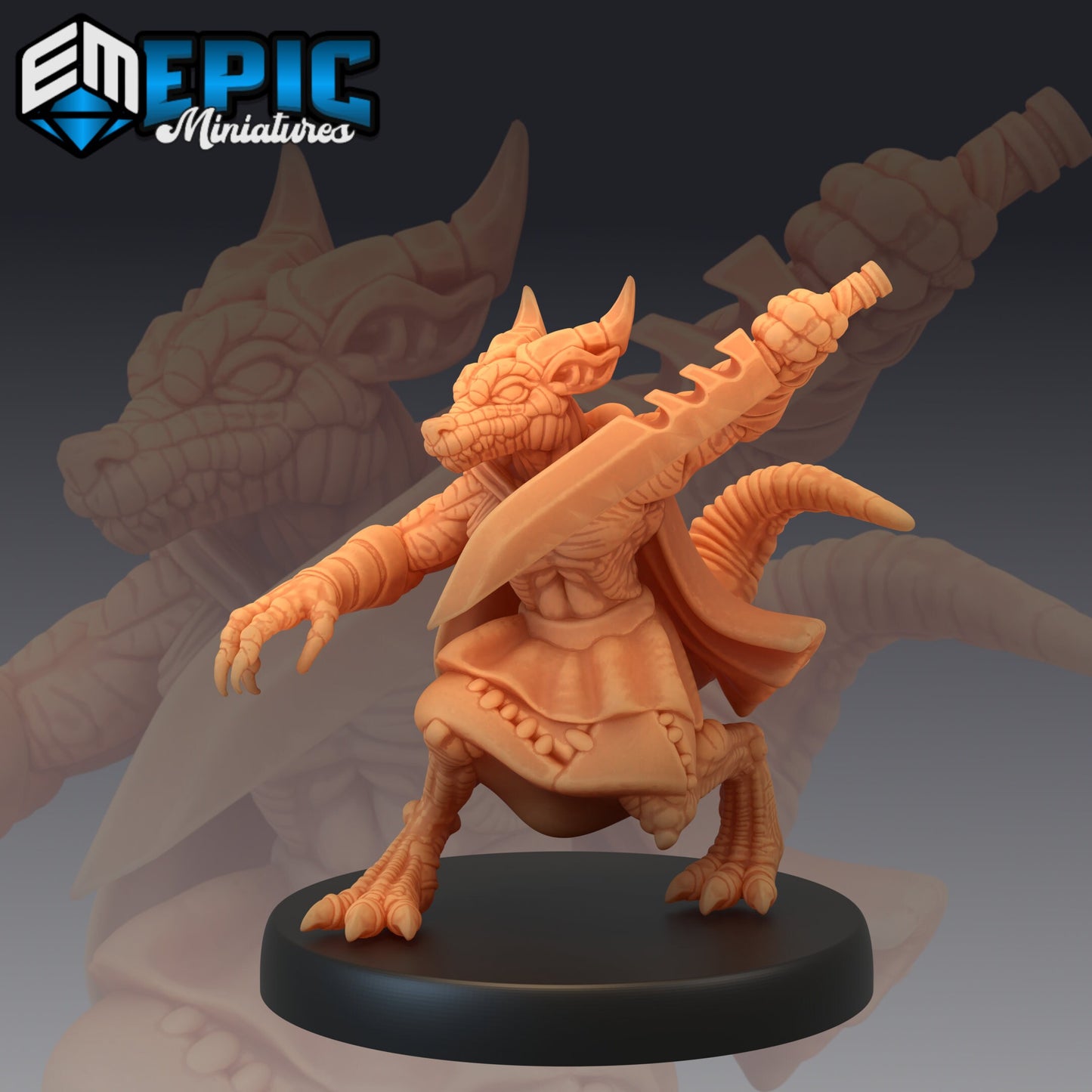 Kobold Warrior Sword 455 - #16 Mythical Desert - Epic Miniatures | Kobold, Warrior, Sword