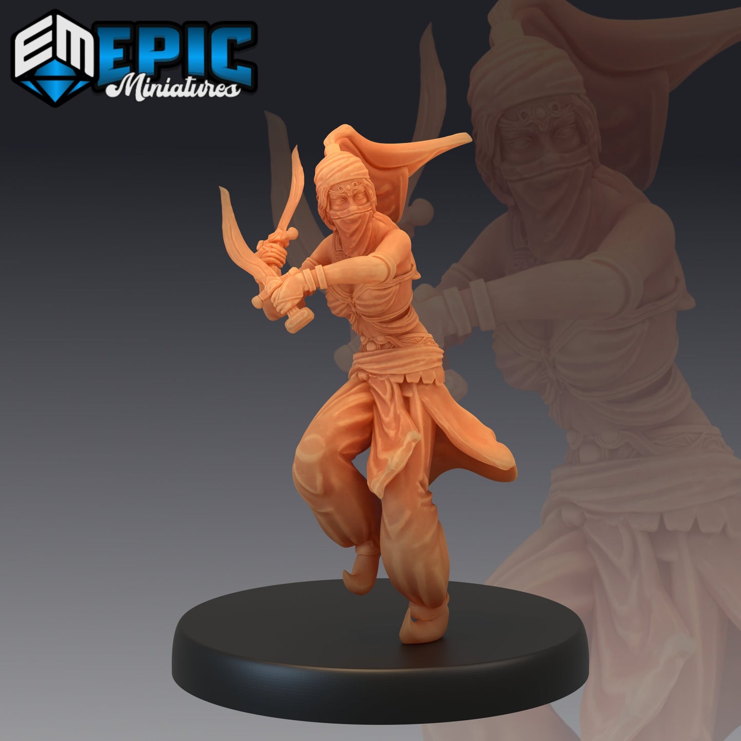 Orient Princess 487 - #16 Mythical Desert - Epic Miniatures | Woman, Desert Woman, Dervish, Princess, Dagger