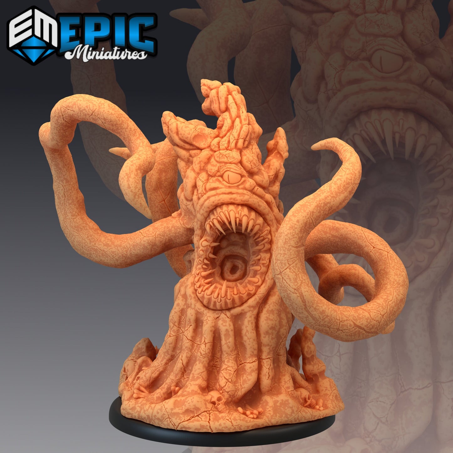 Tentacle Rock Angry 735 - #23 Psionic Overlords - Epic Miniatures | Large | Monstrosity