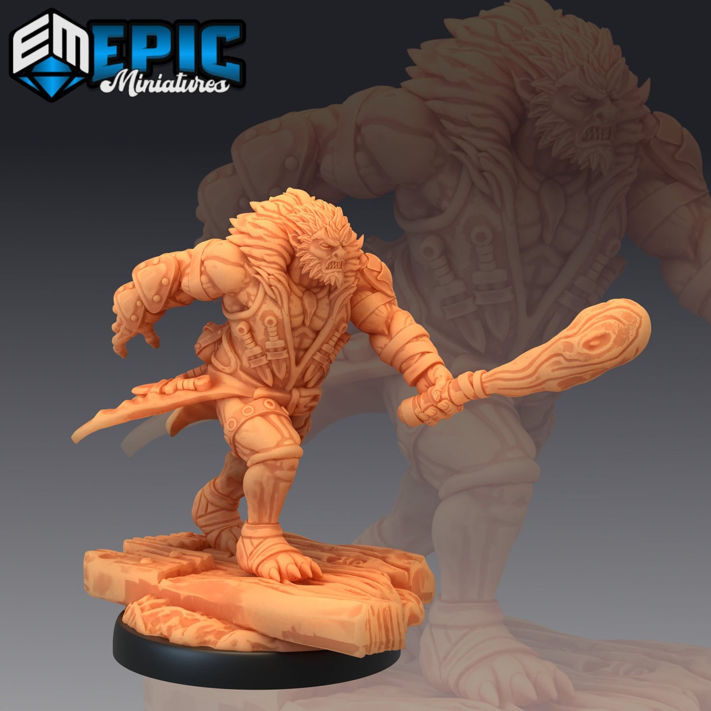 Batbear Club 745 - #23 Psionic Overlords - Epic Miniatures | Medium | Humanoids, Masculine, Club