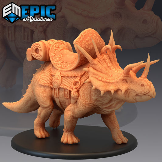 Triceratops Walking-Mounted - #26 Lost Paradise - Epic Miniatures | Huge | Beast