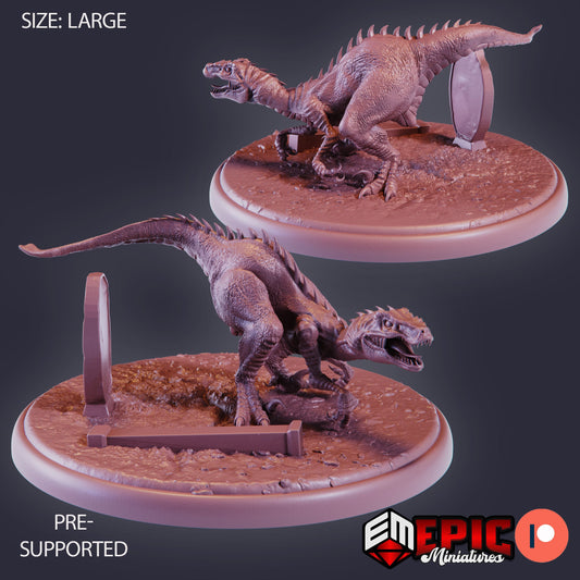 Raptor Curious 872 - #26 Lost Paradise - Epic Miniatures | Large | Beast