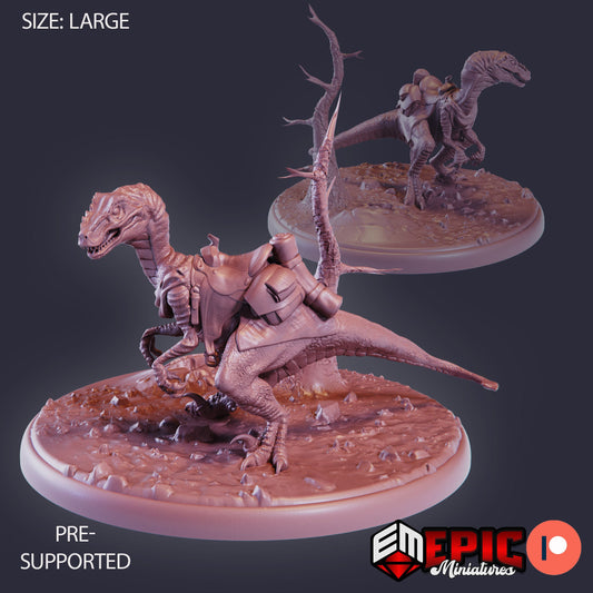 Raptor Mounted V1 - Epic Miniatures | Large | Beast