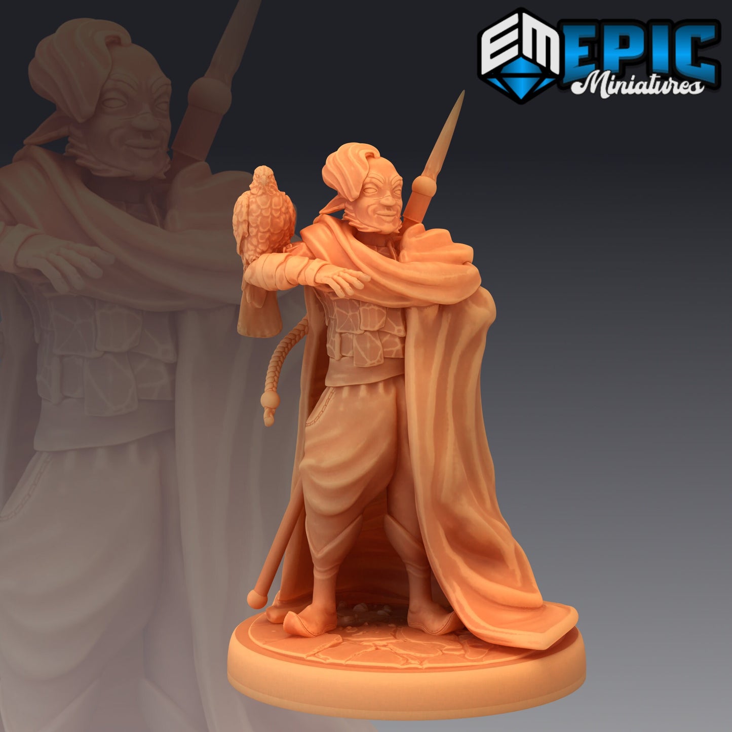 Fir Bholg Falconer 896 - #26 Lost Paradise - Epic Miniatures | Medium | Human, Masculine, Spear