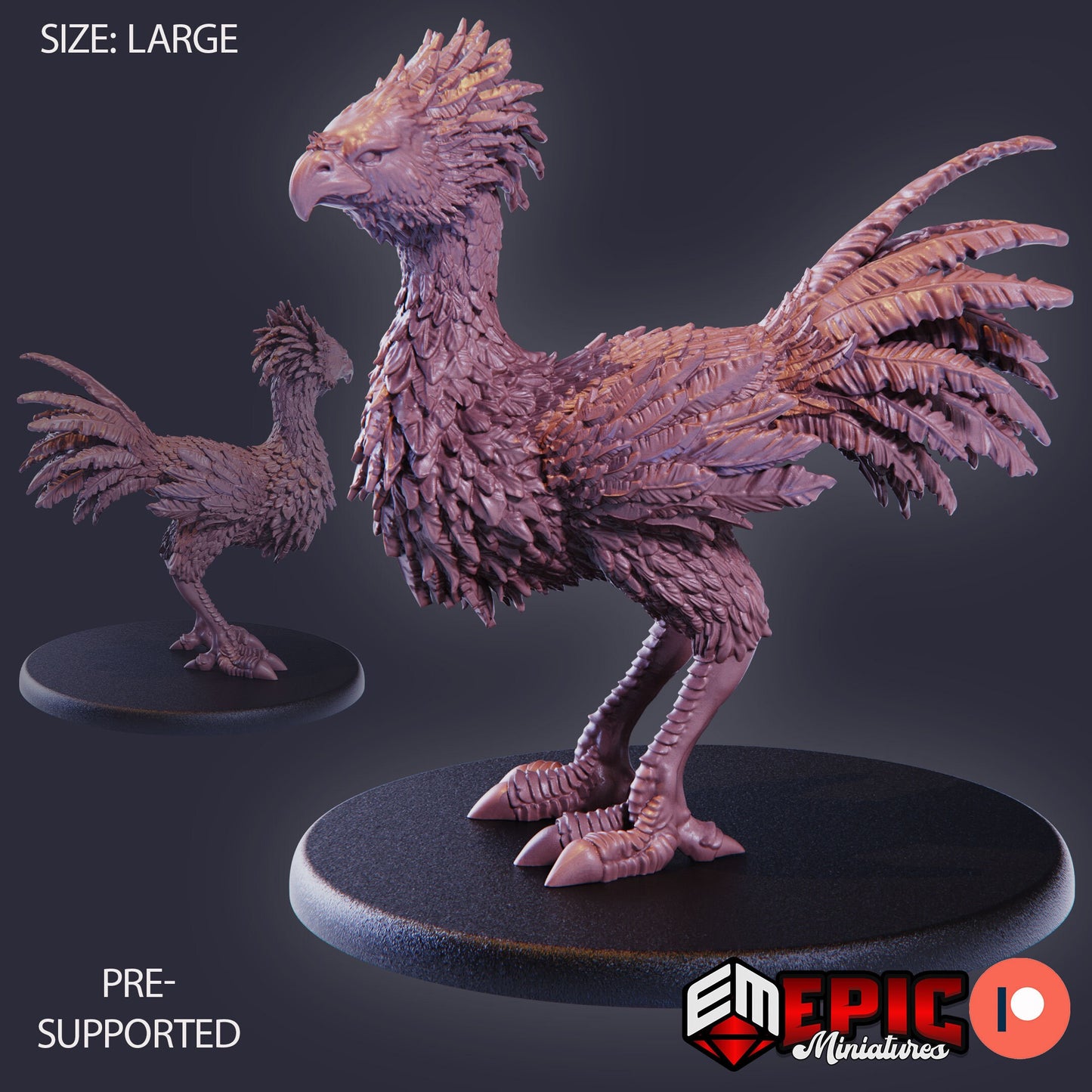 Terror Bird Wild - Epic Miniatures | Large | Beast