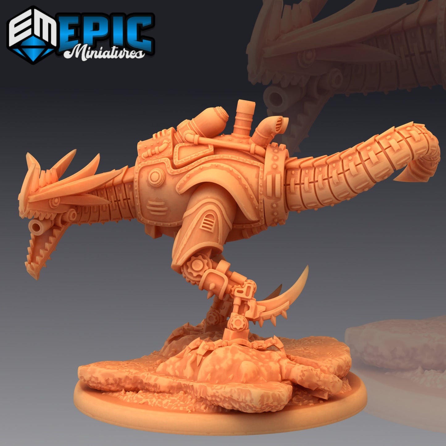 Iron Drake Tank Alpha 929 - #27 Gear Town - Epic Miniatures | Large | Beast
