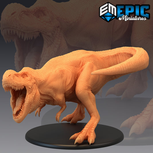 T-Rex Attacking 876 - #26 Lost Paradise - Epic Miniatures | Huge | Beast