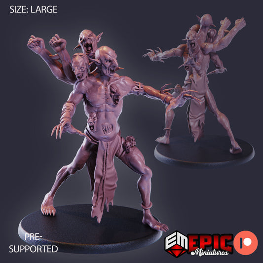 Dire Troll Attacking 887 - #26 Lost Paradise - Epic Miniatures | Large | Humanoids