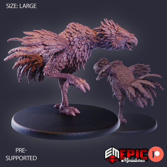 Terror Bird Attacking 899 - #26 Lost Paradise - Epic Miniatures | Large | Beast