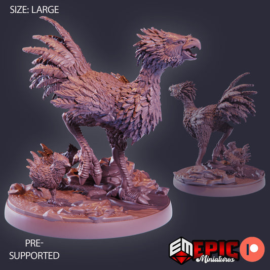 Terror Bird Running 900 - #26 Lost Paradise - Epic Miniatures | Large | Beast