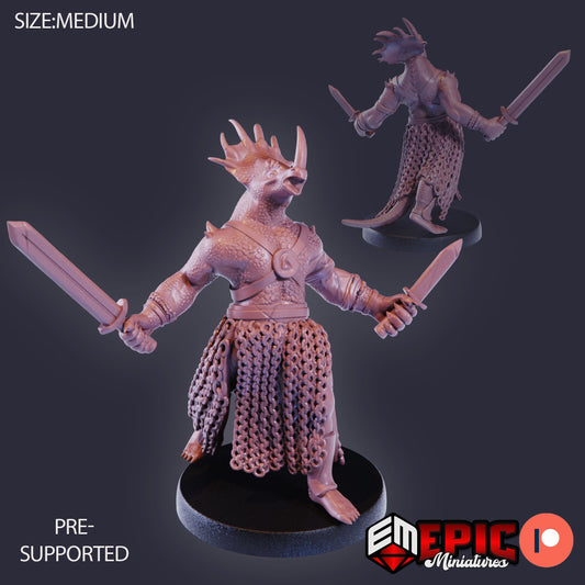 Dinosaur Tribe Warrior Swords 904 - #26 Lost Paradise - Epic Miniatures | Medium | Sword