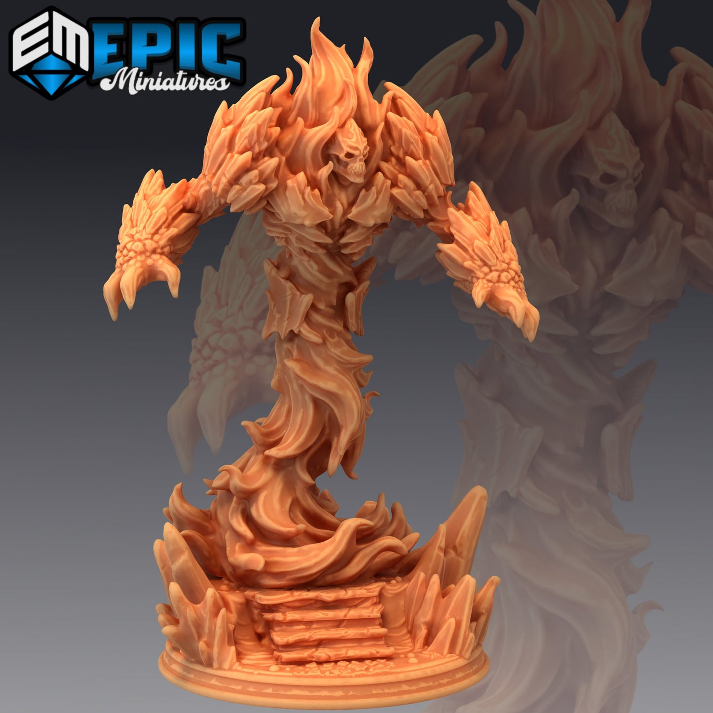 Fire Elemental Prime - Epic Miniatures | Huge