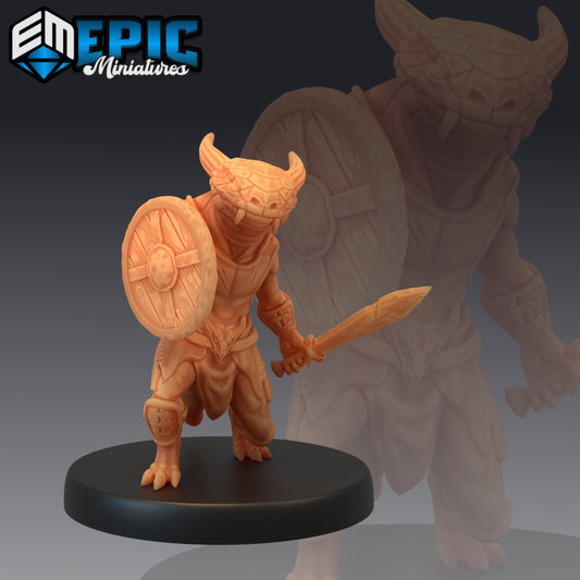 Lizardfolk Series - Epic Miniatures | Medium | Humanoids, Lizard