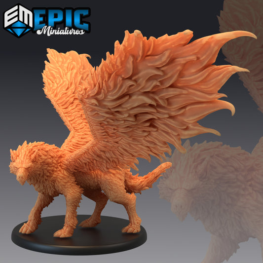 Winged Wolf Series - #30 Savage Mountains - Epic Miniatures | Large | Beast, Wings