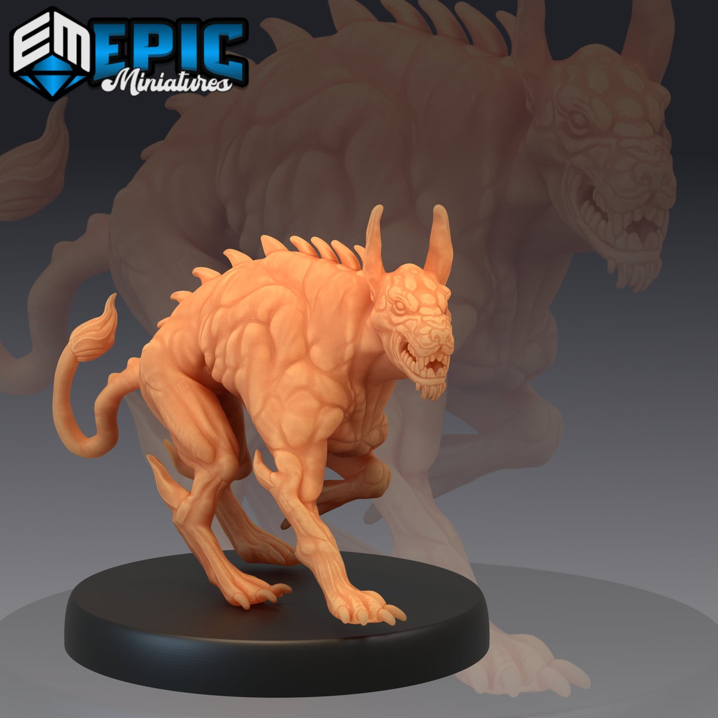 Portal Dog Series - #31 Hour of Demons - Epic Miniatures | Medium | Beast, Masculine