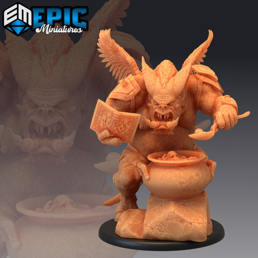 Pig Demon Series - Epic Miniatures | Large | Humanoids, Masculine